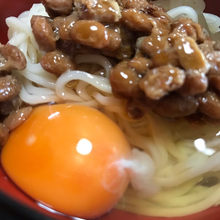 夏におすすめ!卵と納豆のさっぱりそうめん♫